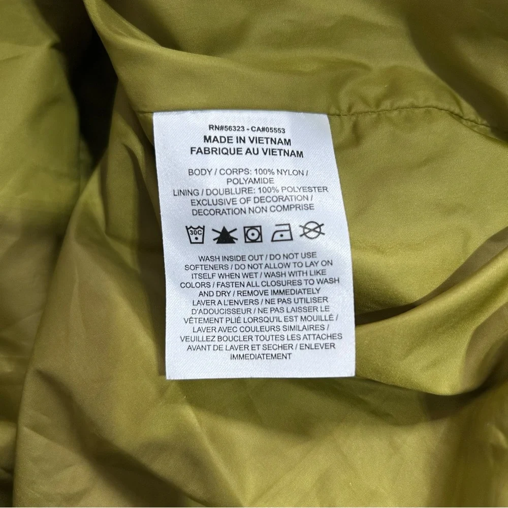 Nike Tech Woven Utility Repel Zip Up Vest Green Medium Gorpcore Outdoor Granola
